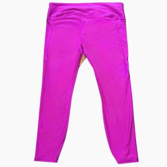 Under Armour UA Purple HeatGear No-Slip Training Pocket Leggings Size XXL - Picture 8 of 15